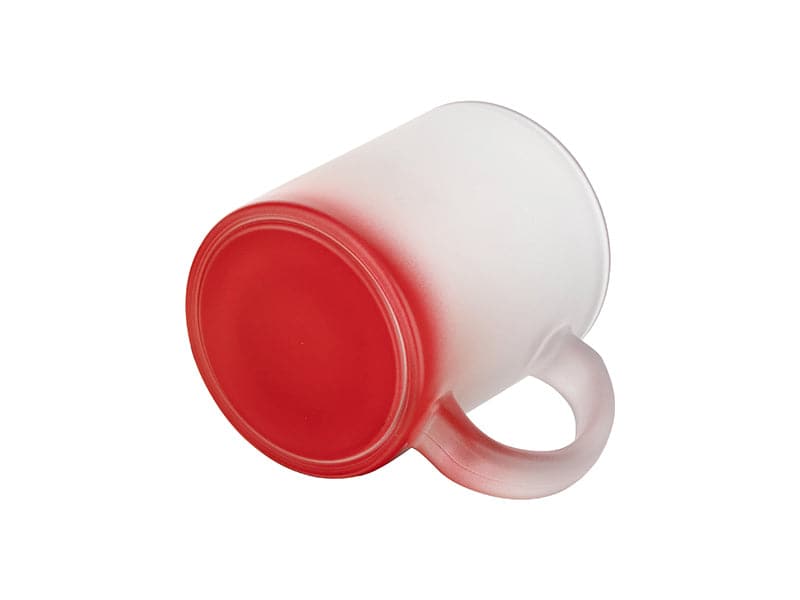 Pearl Coating™ 11oz Sublimation Frosted Gradient Glass Mug - Case of 36 - Joto Imaging Supplies US